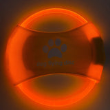 Dog Flying Discs Light Glowing LED LuminousTrainning