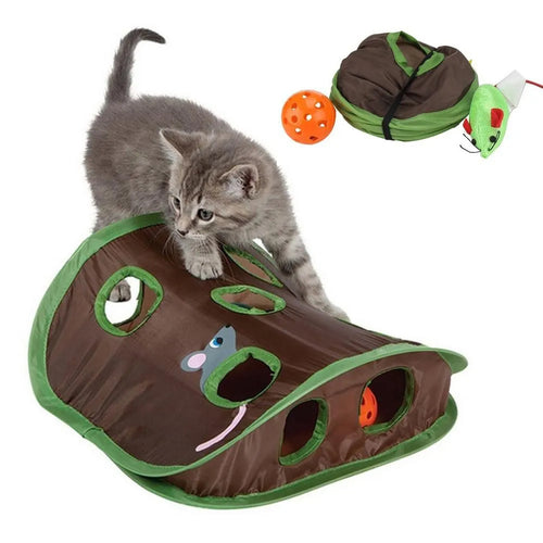 Intelligence Toy Pet Hidden Hole Kitten Foldable Toys