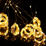 Christmas Lights Curtain Garland Merry Christmas Decorations\