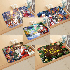 Christmas Doormat Santa Claus Carpet