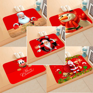 Christmas Doormat Santa Claus Carpet