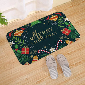 Christmas Doormat Santa Claus Carpet