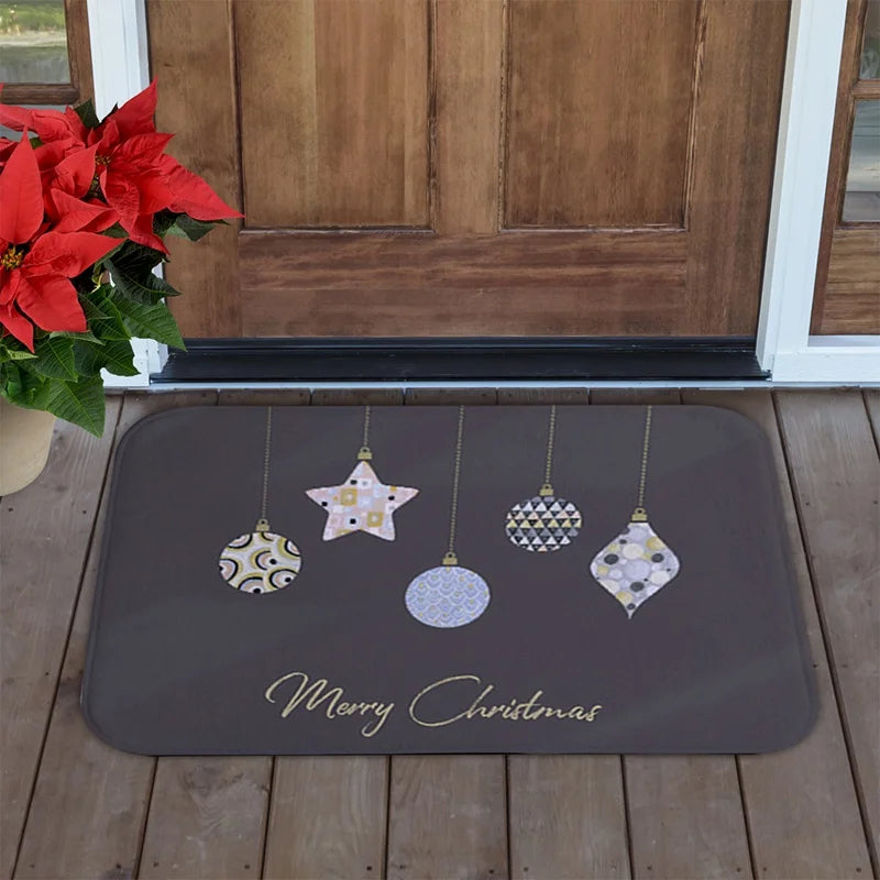 Christmas Doormat Santa Claus Carpet