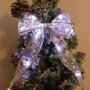 Christmas Ribbon Fairy Light Christmas Decoration