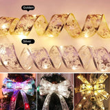 Christmas Ribbon Fairy Light Christmas Decoration