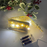 Christmas Ribbon Fairy Light Christmas Decoration