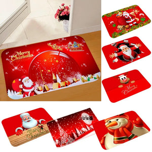 Christmas Doormat Santa Claus Carpet