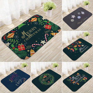 Christmas Doormat Santa Claus Carpet