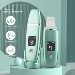 Ultrasonic Vibration Blackhead Remover Deep Cleansing Face Scrubber