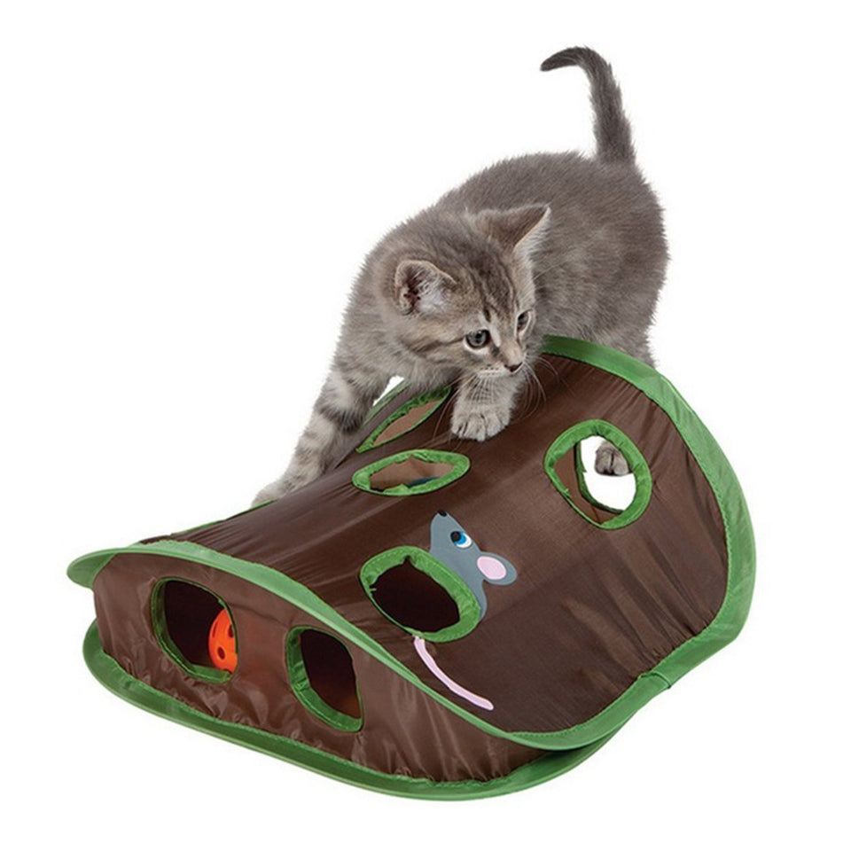 Intelligence Toy Pet Hidden Hole Kitten Foldable Toys